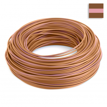 FLRY Kabel 0,50 mm² braun-rosa im CONEXIVA Kabel Shop