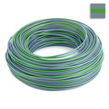 FLRY Kabel 1,00 mm² grau-grün