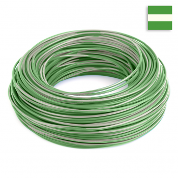 FLRY Kabel 0,35 mm² grün-weiss im CONEXIVA Kabel Shop