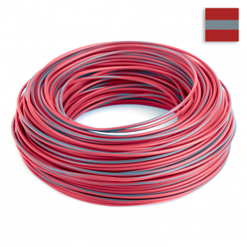 FLRY Kabel 0,75 mm² rot-grau