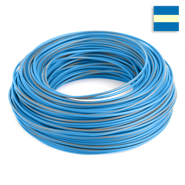 FLRY Kabel 1,50 mm² blau-weiss