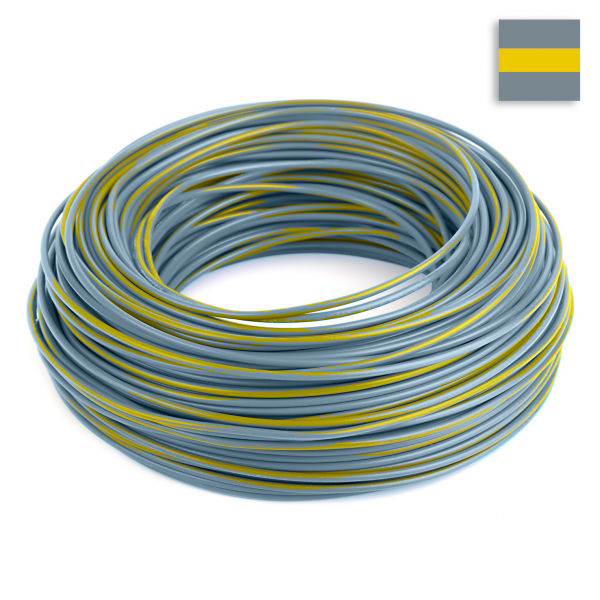 FLRY Kabel 1,50 mm² grau-gelb