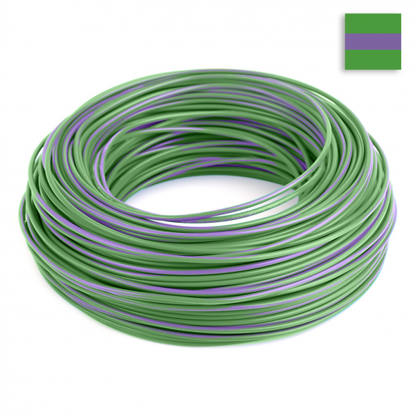 FLRY Kabel 0,75 mm² grün-violett