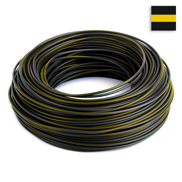 FLRY Kabel 1,50 mm² schwarz-gelb