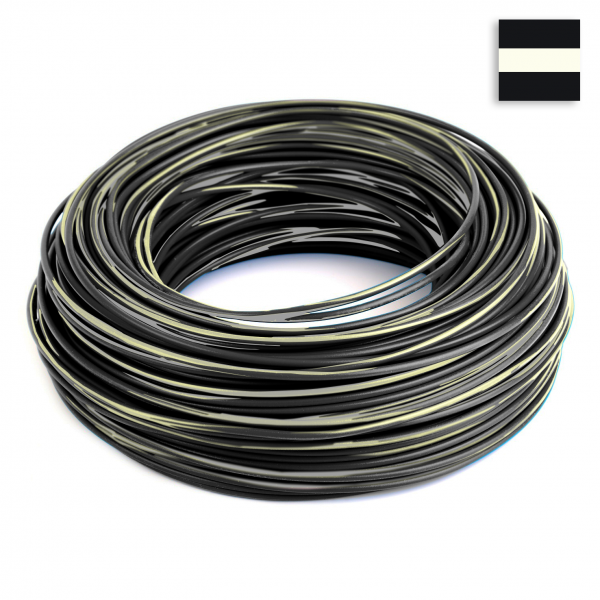 FLRY Kabel 0,35 mm² schwarz-weiss im CONEXIVA Kabel Shop