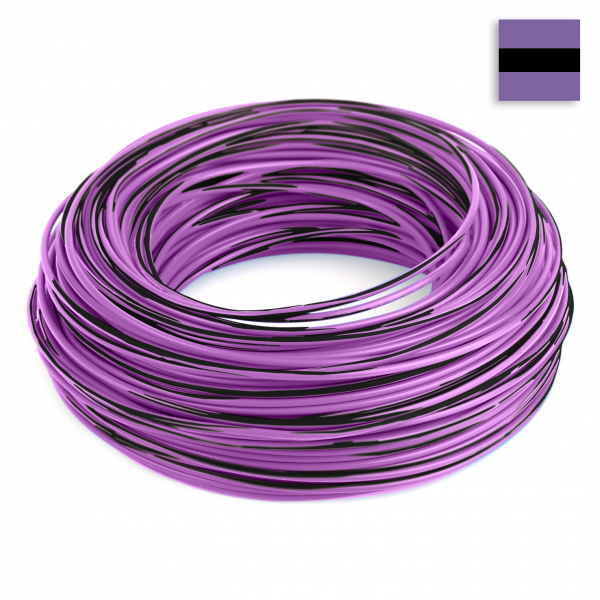 FLRY Kabel 0,75 mm² violett-schwarz