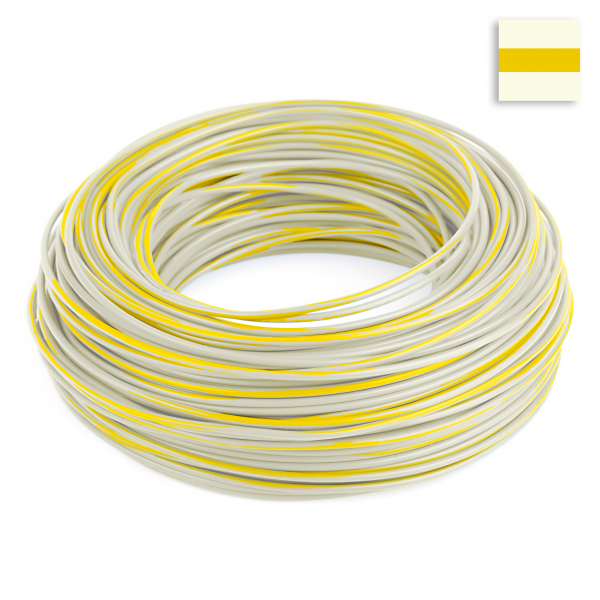FLRY Kabel 1,50 mm² weiss-gelb