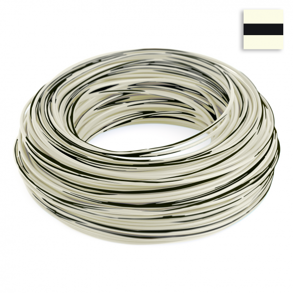 FLRY Kabel 1,50 mm² weiss-schwarz